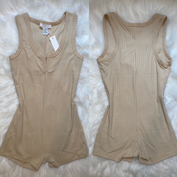 Essential Taupe Romper - Picture 3 of 6